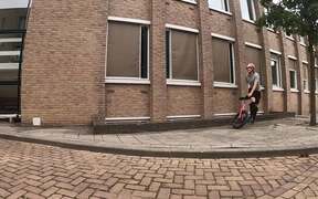 Woman Falls Off Unicycle While Trying Tricks - Sports - VIDEOTIME.COM