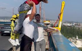 A Bulgarian Girl Decided To QUIT Bungee Jumping - Fun - VIDEOTIME.COM
