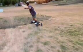 Man Does Flips and Jumps While Mountainboarding - Sports - VIDEOTIME.COM