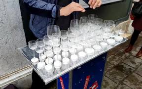 Harry Potter's Theme Song Played On Glass Harp