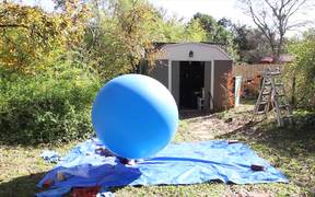 Slow Mo Guys Popping Huge Balloon - Fun - VIDEOTIME.COM