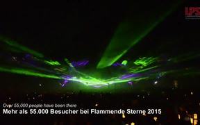 Lasershow Flammende Sterne 2015 - Fun - VIDEOTIME.COM
