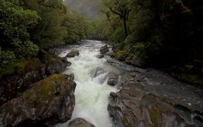 Panning Down a Fast Flowing River - Fun - VIDEOTIME.COM
