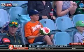 Kid Eating A Whole Watermelon - Kids - VIDEOTIME.COM