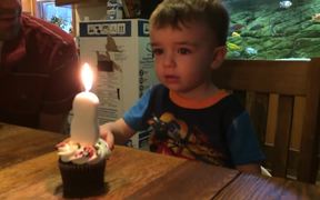 Terrible At Blowing Out Candles - Kids - VIDEOTIME.COM