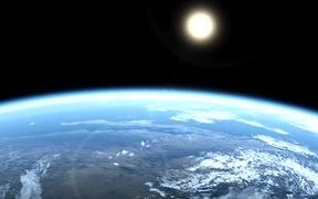 Earth From Space Animation