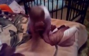 Baby Makes Clever Escape
