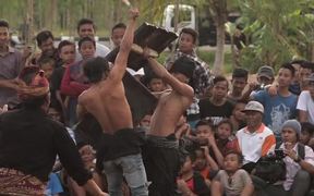 Traditional Indonesian Gladiator Fight