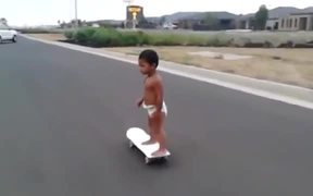 2 Year Old Skateboarder