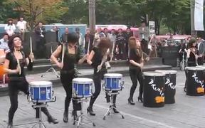 Female Korean Drum Band