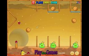 Angrybirds VS Greenpig Full Game Walkthrough - Games - VIDEOTIME.COM