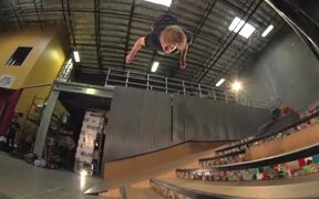 Skateboard Stairs Back Flip - Sports - VIDEOTIME.COM