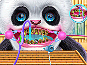 Cute Panda Dentist Care
