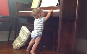 Baby and Piano