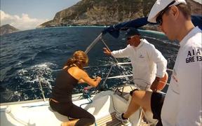 Race Sailing in Sporades Islands