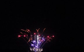 Glittering Crescendo Fireworks Display