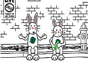 Eco-bunnies II: Earth Day Escapade