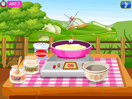 Cooking Panna Cotta Game - Play online at Y8.com