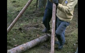 How to move heavylogs without machinery