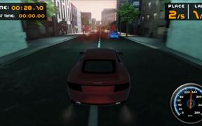 OCEAN CITY RACING Race Mode Gameplay