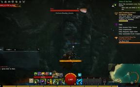 Guild Wars 2 - Underwater Combat and Drowning Girl