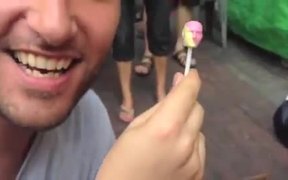 Chupa Chups Video: Lollipop Street Artist