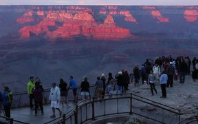 Grand Canyon NP: Sunset from Mather Point