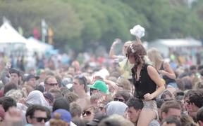 Crowds at Outdoor Music Festival