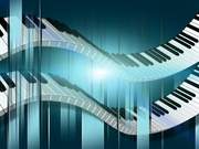 Double Flowing Piano Keys