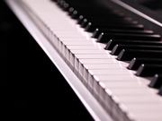 Piano Keys Track Along Close Up