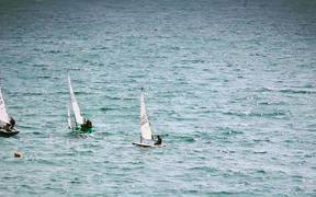 Sailing Dingy's In the Sea - Sports - VIDEOTIME.COM