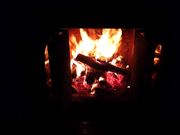 Fireplace in Full HD & Violin Concerto by Bach