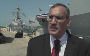 USS Carney reaches the Naval base Rota