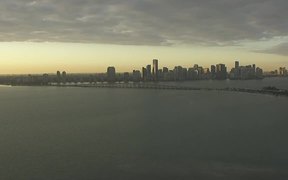 Miami Aerial - Sunset