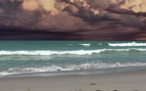 Stormy Sea Beach - Fun - VIDEOTIME.COM