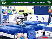 Kids Blue Bedroom Hidden Alphabets