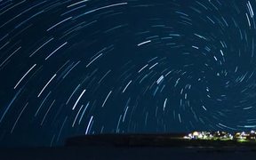 Star Trails on the Sky