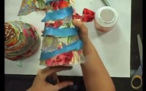 How To Make A Scrap Fabric Xmas Tree - Kids - VIDEOTIME.COM