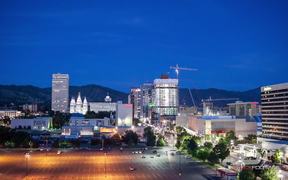 Salt Lake City Nightime Timelapse
