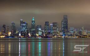 Time Lapse Reflection of Seattle in Ultra HD