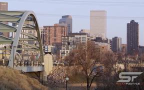 Panorama from the Platte River Bridge Slow Motion