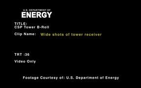Concentrating Solar Power Tower Technology B-Roll