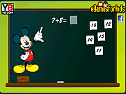 Mickey Mouse Math Game