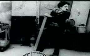 Charlie Chaplin's "Behind The Screen"