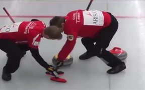 Unusual Sport Game Curling - Sports - VIDEOTIME.COM