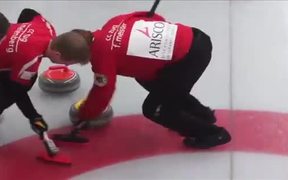 Unusual Sport Game Curling