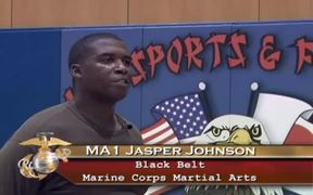 A Sailor Recertifies with Marines