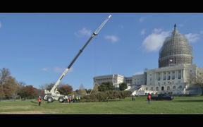 2014 Capitol Christmas Tree Arrival Timelapse
