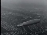 Airship LZ 127 Graf Zeppelin over the Netherlands