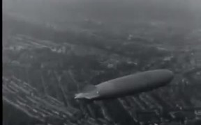 Airship LZ 127 Graf Zeppelin over the Netherlands